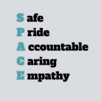 Space - Turquoise And Black Thumbnail