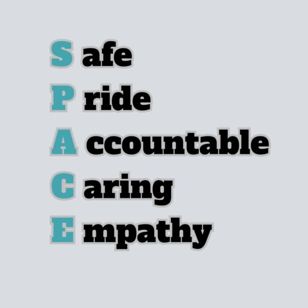 Space - Turquoise And Black Thumbnail